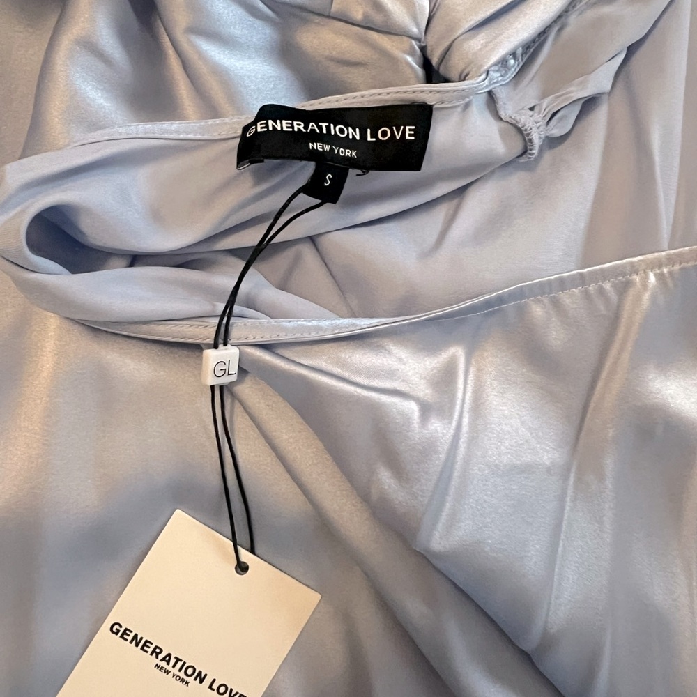 Generation Love Rosario Blouse in Blue Opal. Small. NWT. - Picture 6 of 9